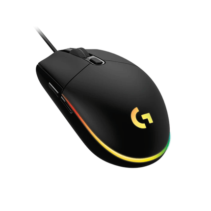 Logitech G203 LIGHTSYNC RGB 6 Button Gaming Mouse - BLACK - موس - PC BUILDER QATAR - Best PC Gaming Store in Qatar 