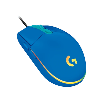 Logitech G203 LIGHTSYNC RGB 6 Button Gaming Mouse - BLUE - موس - PC BUILDER QATAR - Best PC Gaming Store in Qatar 