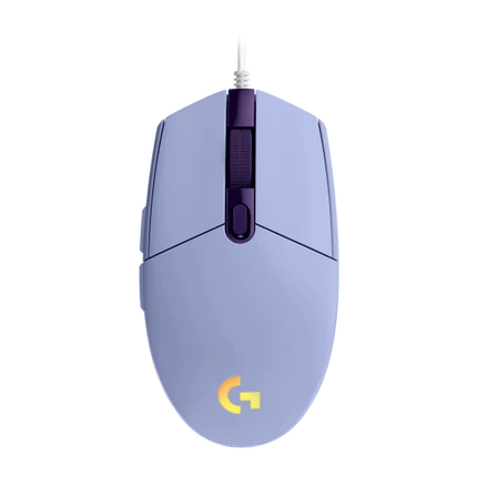 Logitech G203 LIGHTSYNC RGB 6 Button Gaming Mouse - LILAC - موس - PC BUILDER QATAR - Best PC Gaming Store in Qatar 