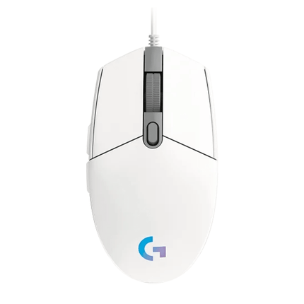 Logitech G203 LIGHTSYNC RGB 6 Button Gaming Mouse - WHITE - موس - PC BUILDER QATAR - Best PC Gaming Store in Qatar 