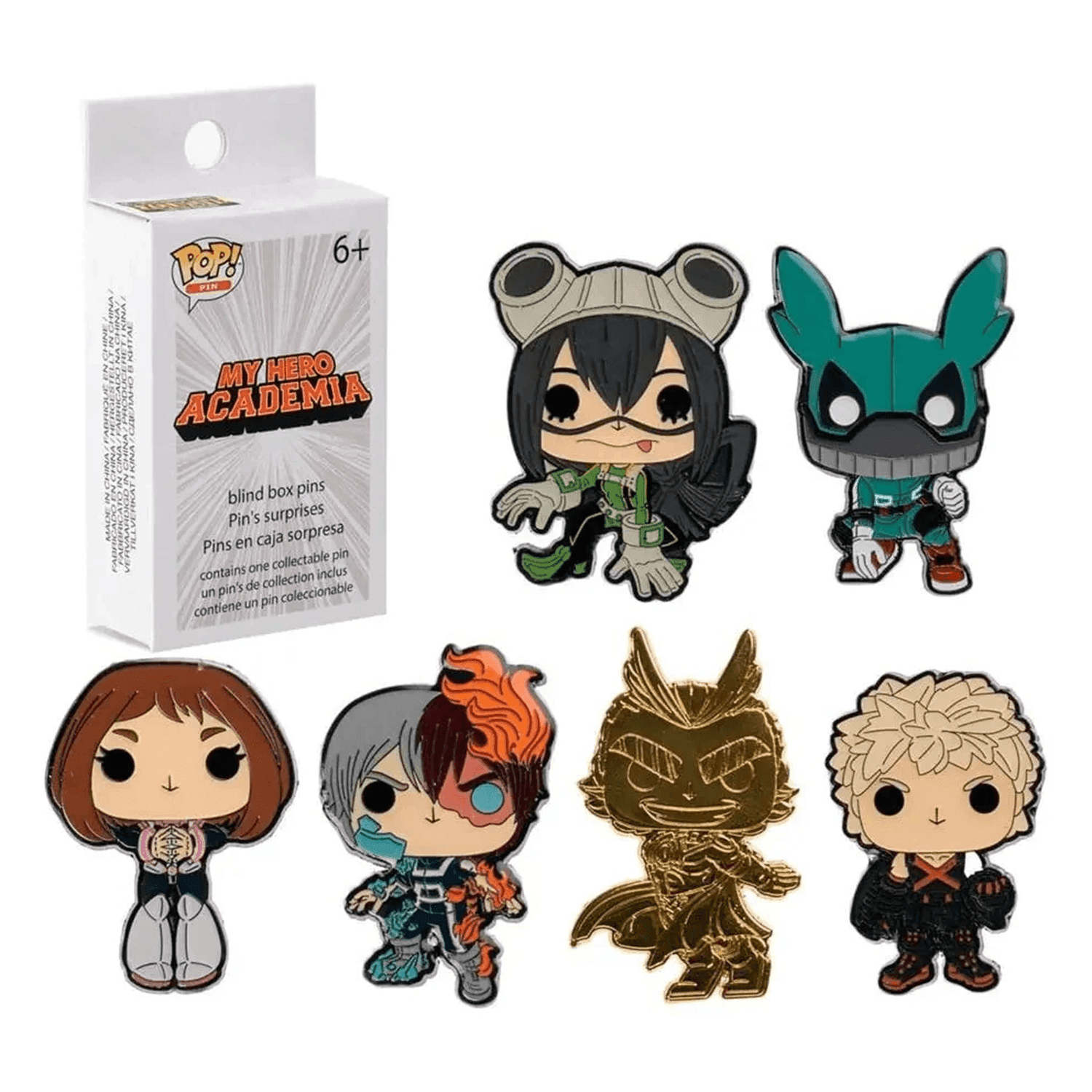 Loungefly! Blind Box Pin: My Hero Academia - دبابيس أنمي Loungefly! Blind Box Pin: My Hero Academia - دبابيس أنمي