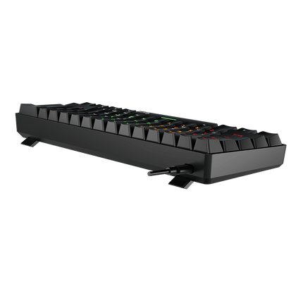 MeeTion 60% Mechanical Keyboard MK005 - Black - كيبورد ميكانيكي مع احرف عربيه