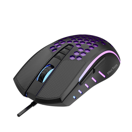 MeeTion Lightweight Honeycomb Gaming Mouse - ماوس