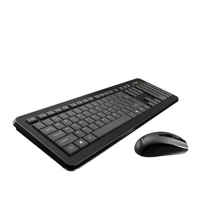 MeeTion Little 2.4Ghz Wireless Mouse and Keyboard Combo - black - لوحة مفاتيح و فأرة⁩