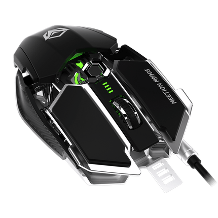 MeeTion M990S RGB Programmable Gaming Mouse - Black - ماوس