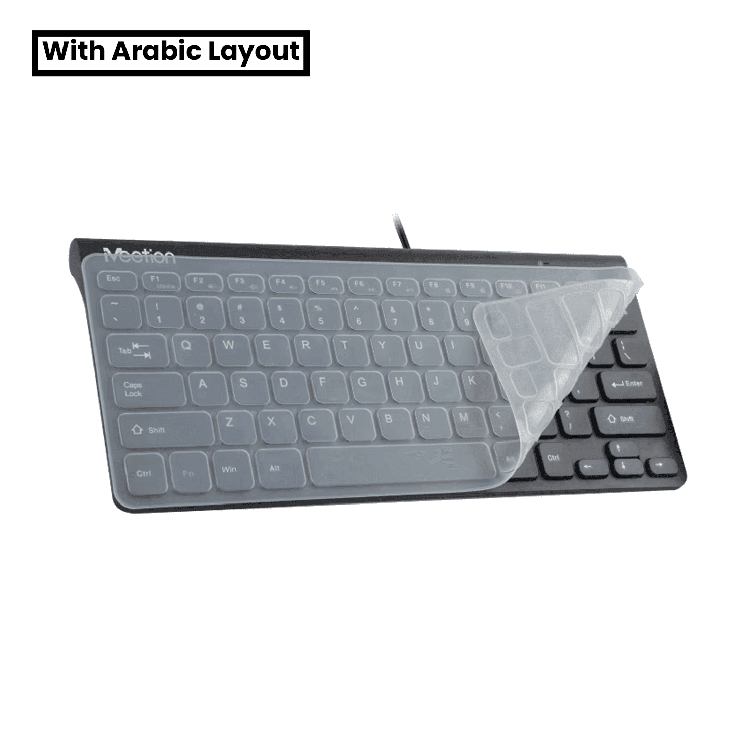 MeeTion Mini Office Wired English / Arabic Office Keyboard K400 - كيبورد مكتبي مع احرف عربيه MeeTion Mini Office Wired English / Arabic Office Keyboard K400 - كيبورد مكتبي مع احرف عربيه