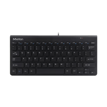 MeeTion Mini Office Wired Keyboard K400 - لوحة مفاتيح مع احرف عربيه⁩