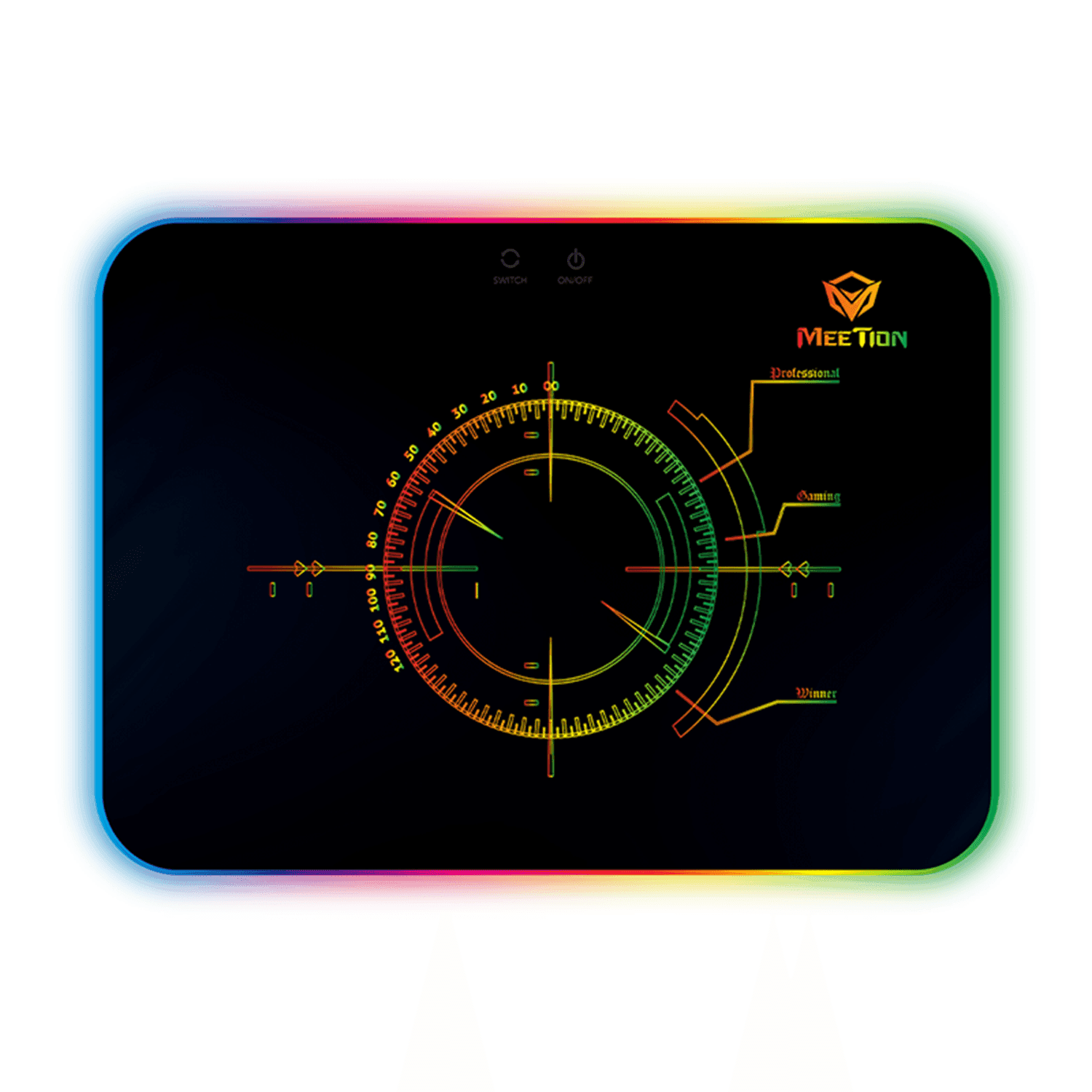 MeeTion P010 RGB Backlit Gaming Mouse Pad - حصيرة الماوس MeeTion P010 RGB Backlit Gaming Mouse Pad - حصيرة الماوس