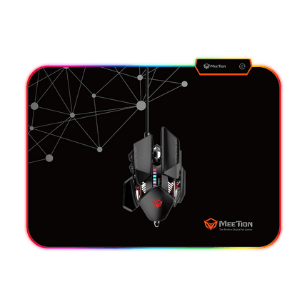 MeeTion PD120 Rubber Led RGB Gaming Mouse Pad - حصيرة الماوس - PC BUILDER QATAR - Best PC Gaming Store in Qatar 