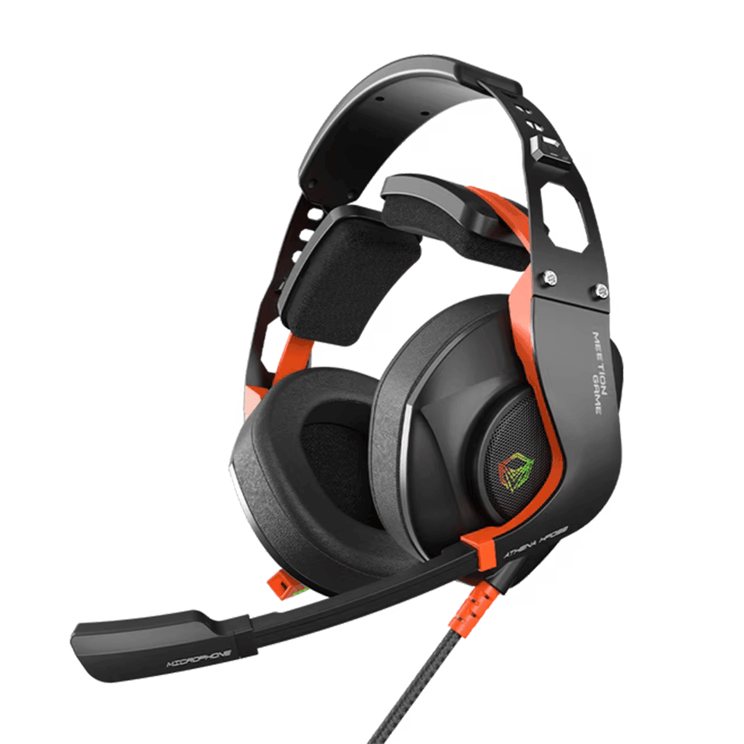 MeeTion RGB Backlit Gaming Headset HP099 - Black - سماعة MeeTion RGB Backlit Gaming Headset HP099 - Black - سماعة