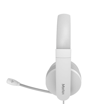 MeeTion Telephony Headset USB - White - سماعة⁩