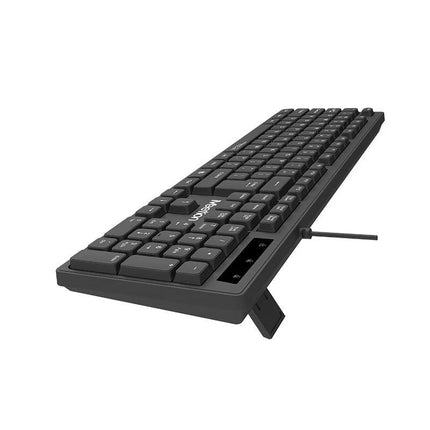 MeeTion Wired Keyboard K300 - لوحة مفاتيح مع احرف عربيه⁩