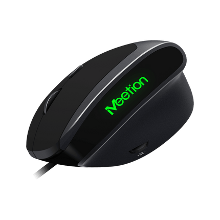 MeeTion Wired Ergonomic Vertical Mouse M390 - فأرة⁩
