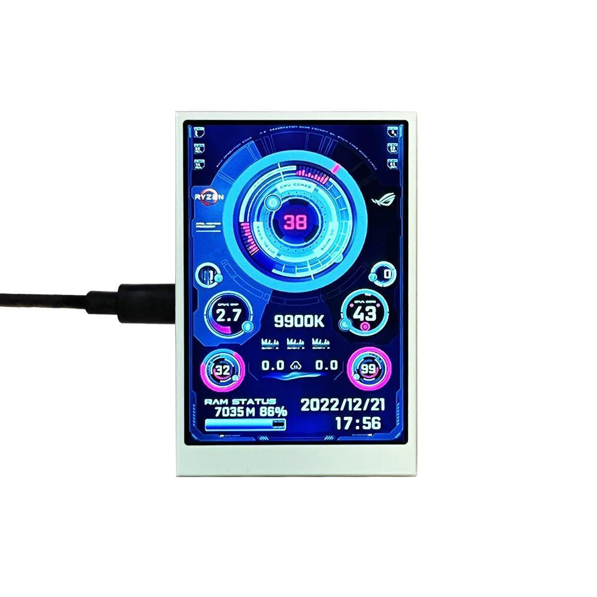 Mini 3.5 IPS Mini Monitor V2 White - شاشة Mini 3.5 IPS Mini Monitor V2 White - شاشة