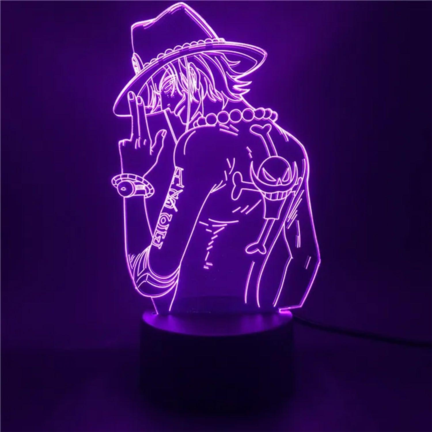 Ace - Ace Bust Back Night Lights Action Figure 3D LED Toys Table Lamp - مجسم انمي ثلاثي الابعاد Ace - Ace Bust Back Night Lights Action Figure 3D LED Toys Table Lamp - مجسم انمي ثلاثي الابعاد