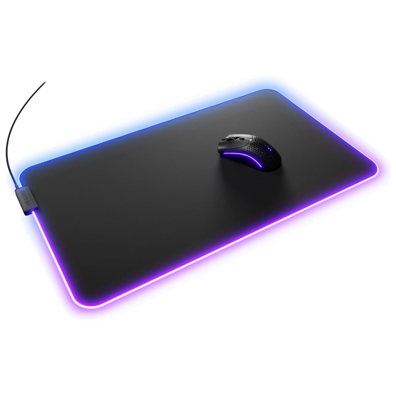Glorious Mouse Pad GMP 2 GLED - XL Extended 610mmx355mmx3mm RGB - Black - ماوس باد