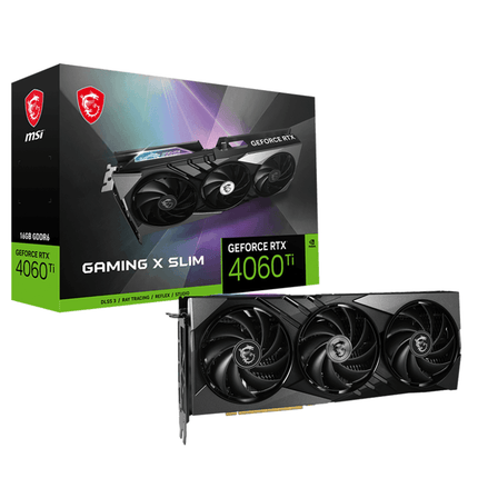 MSI Geforce RTX 4060 Ti GAMING X SLIM 16GB - كرت شاشة