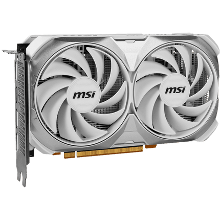 MSI GeForce RTX 4060 VENTUS 2X OC 8G GDDR6 Graphics Card - White - كرت شاشة