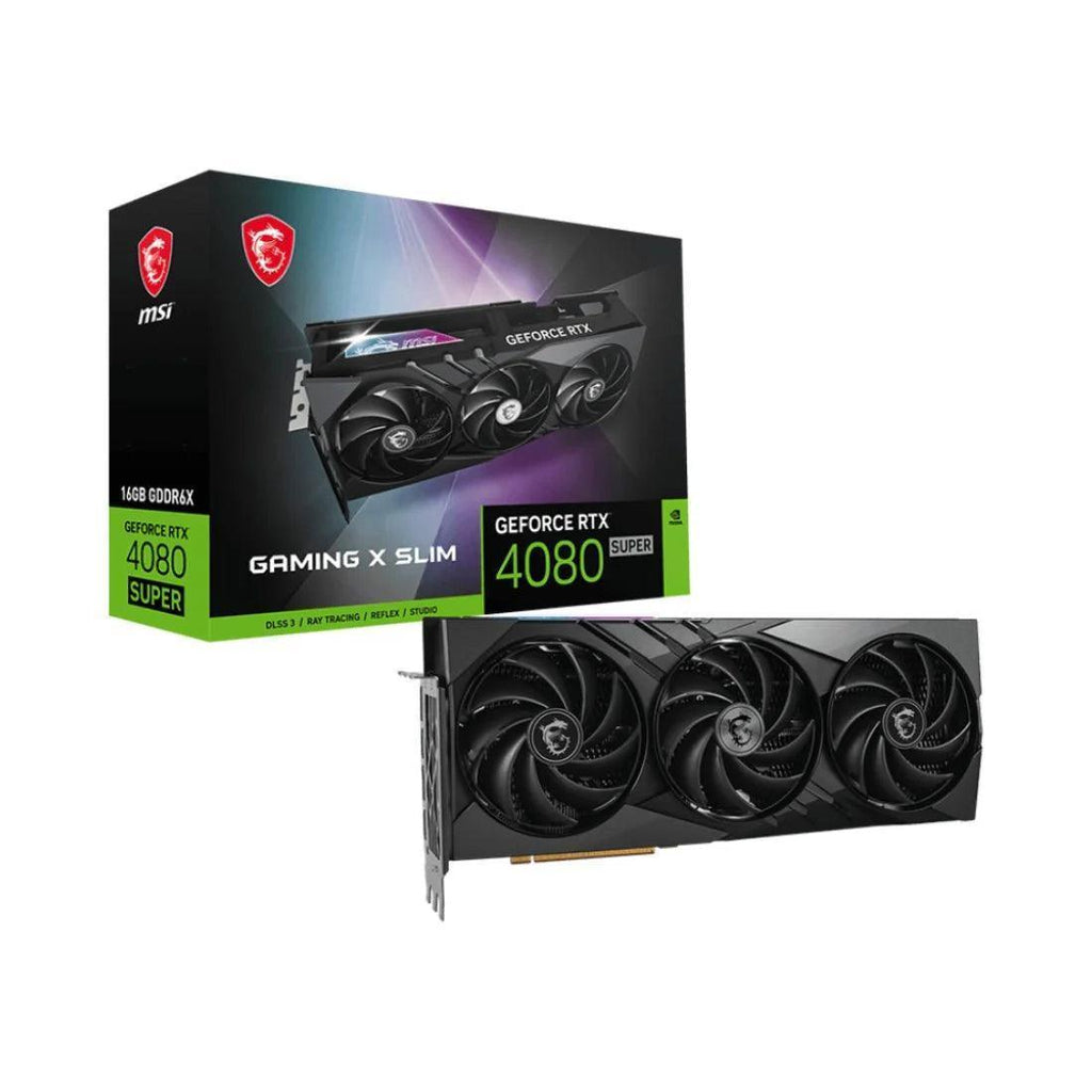 MSI GeForce RTX 4080 SUPER 16GB GDDR6X Gaming X Slim Graphics Card