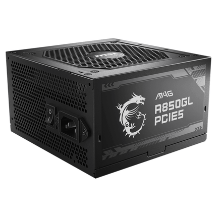 MSI MAG A850GL PCIe5 850W Gold ATX Fully Modular Power Supply - Black - مزود طاقة - PC BUILDER QATAR - Best PC Gaming Store in Qatar 