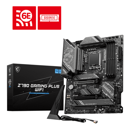 MSI Z790 GAMING PLUS Wi-Fi 6E DDR5 LGA 1700 ATX Gaming Motherboard - مذربورد