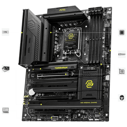 MSI MAG Z890 TOMAHAWK WIFI Motherboard - اللوحة الام