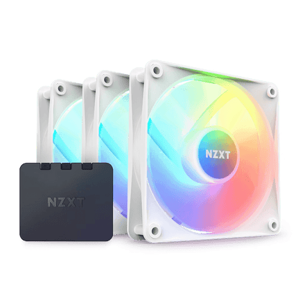 NZXT F120 RGB Core Fans Triple Pack - White - مروحة تبريد