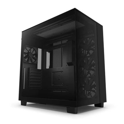 NZXT H Series H9 Flow Edition Black ATX Mid-Tower Case - كيس أسود