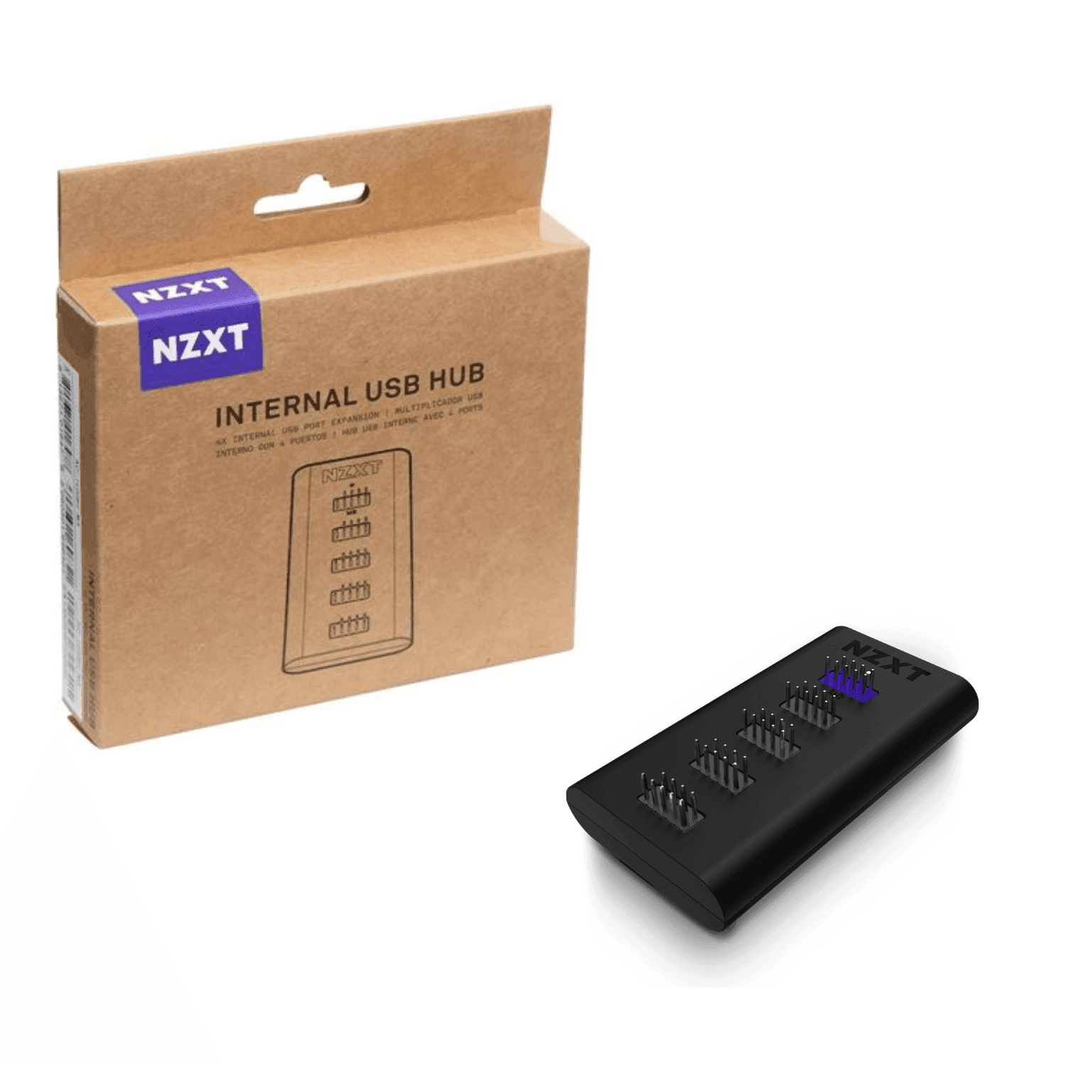 NZXT Internal USB Hub - Black - موزع يو أس بي NZXT Internal USB Hub - Black - موزع يو أس بي