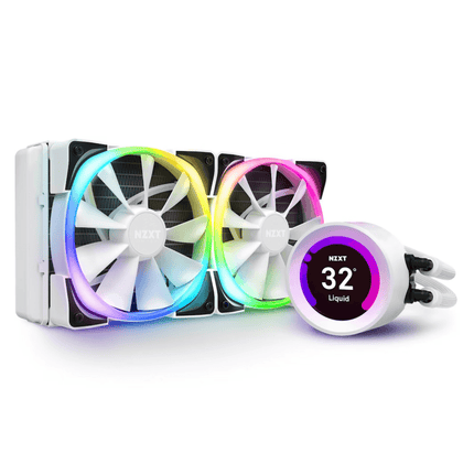 NZXT Kraken Z53 RGB 240mm Liquid Cooler - Matte White - مبرد - PC BUILDER QATAR - Best PC Gaming Store in Qatar 