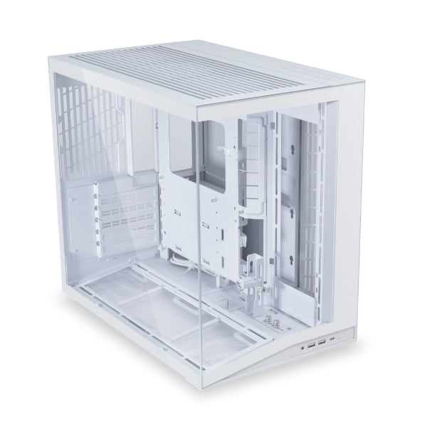 Lian Li O11D Mini V2 Flow Gaming Case – White (5 Non-RGB Fans Included) - كيس أبيض
