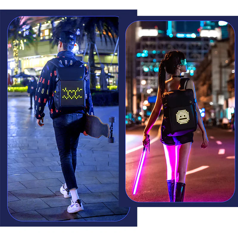 DIVOOM SLING BAG BACKPACK-M Innovative Smart LED Backpack - حقيبه ضهر ذكيه