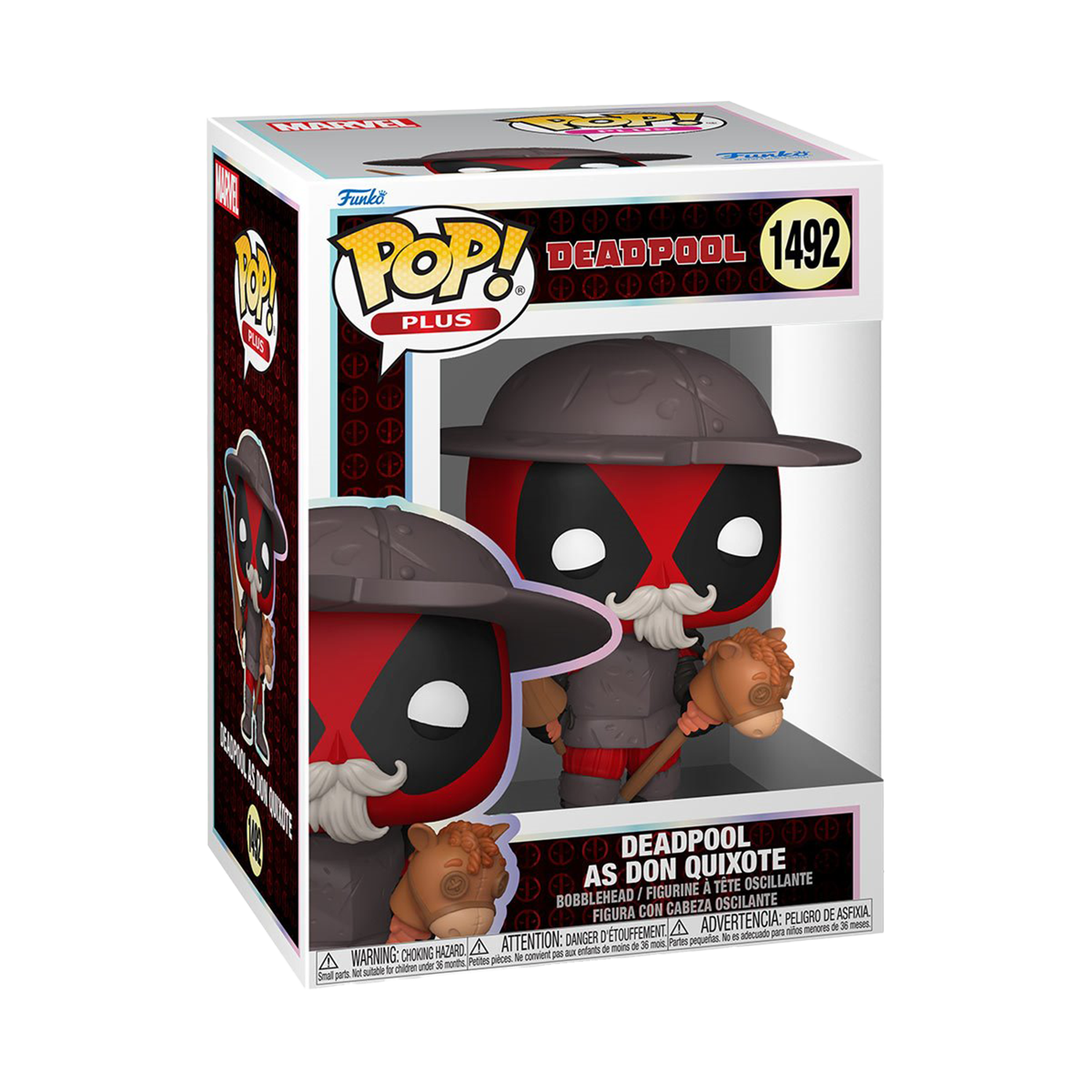 Funko Pop! Pop Plus! Deadpool as Don Quixote - #1492 - مجسمات مارفل Funko Pop! Pop Plus! Deadpool as Don Quixote - #1492 - مجسمات مارفل