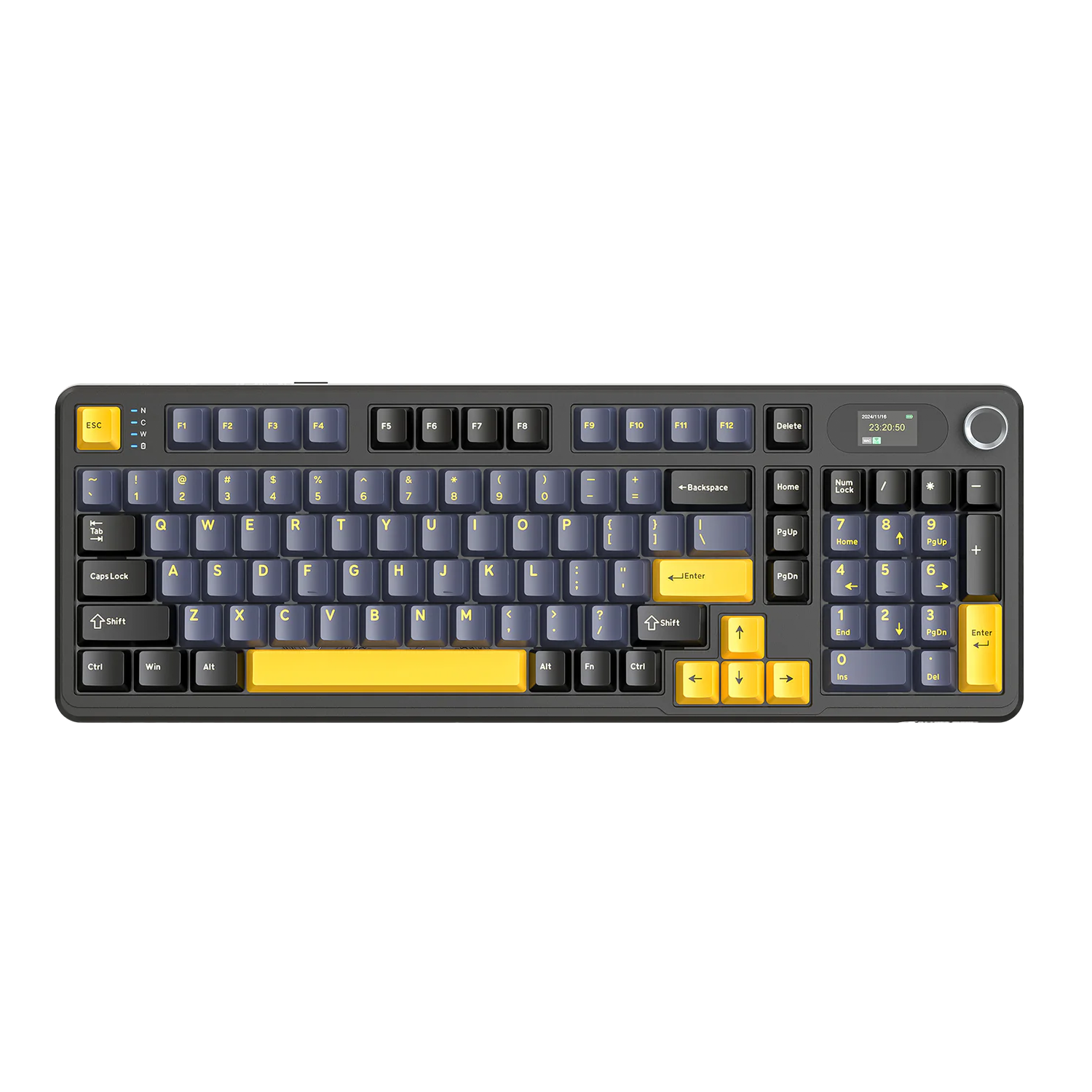 ATTACK SHARK X98PRO Wireless, Tri-Mode Gaming Mechanical Keyboard Star Black - كيبورد ميكانيكي أسود