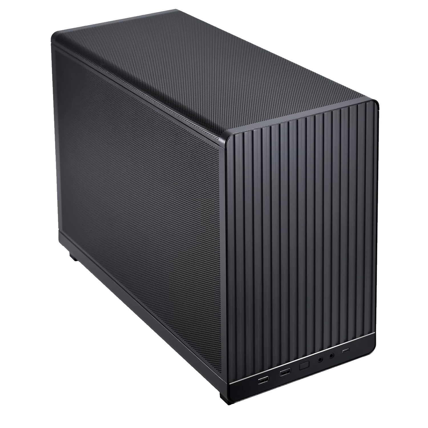 Lian Li A3-mATX Case, No Fans Included, Supports 360mm Radiator & 10x 120mm Fan Support, ATX/SFX/SFX-L, Black - كيس اسود