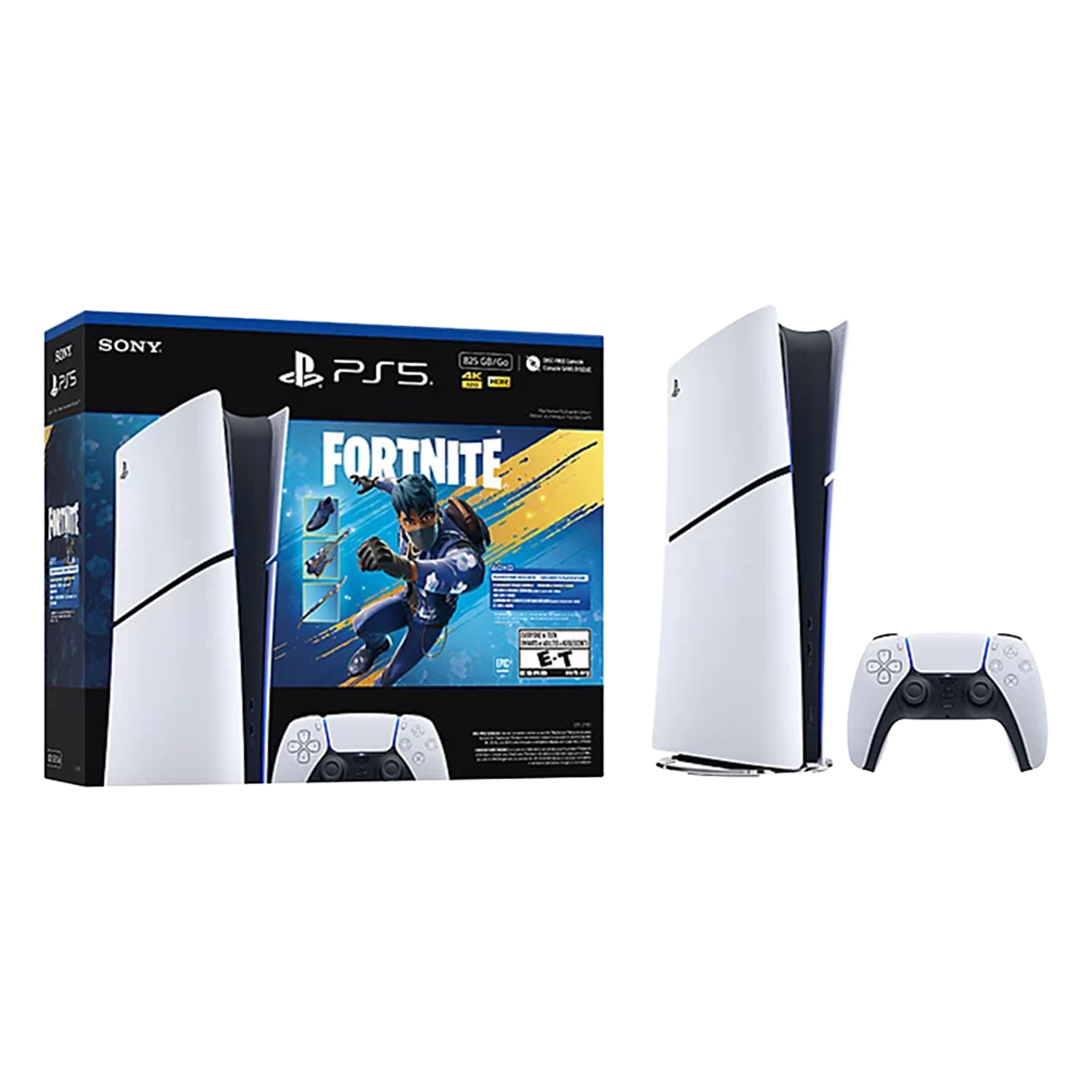 Sony PlayStation 5 Digital Edition Console - Fortnite Flowering Chaos Bundle - سوني 5 النسخة الرقمية لفورتنايت