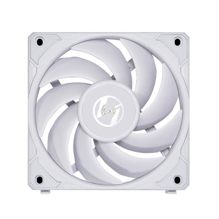 Lian Li Fan P28 PWM 120mm 2600RPM (3 قطع) مع وحدة تحكم / كابل تمديد سماكة 28 مم - أبيض - مراوح التبريد