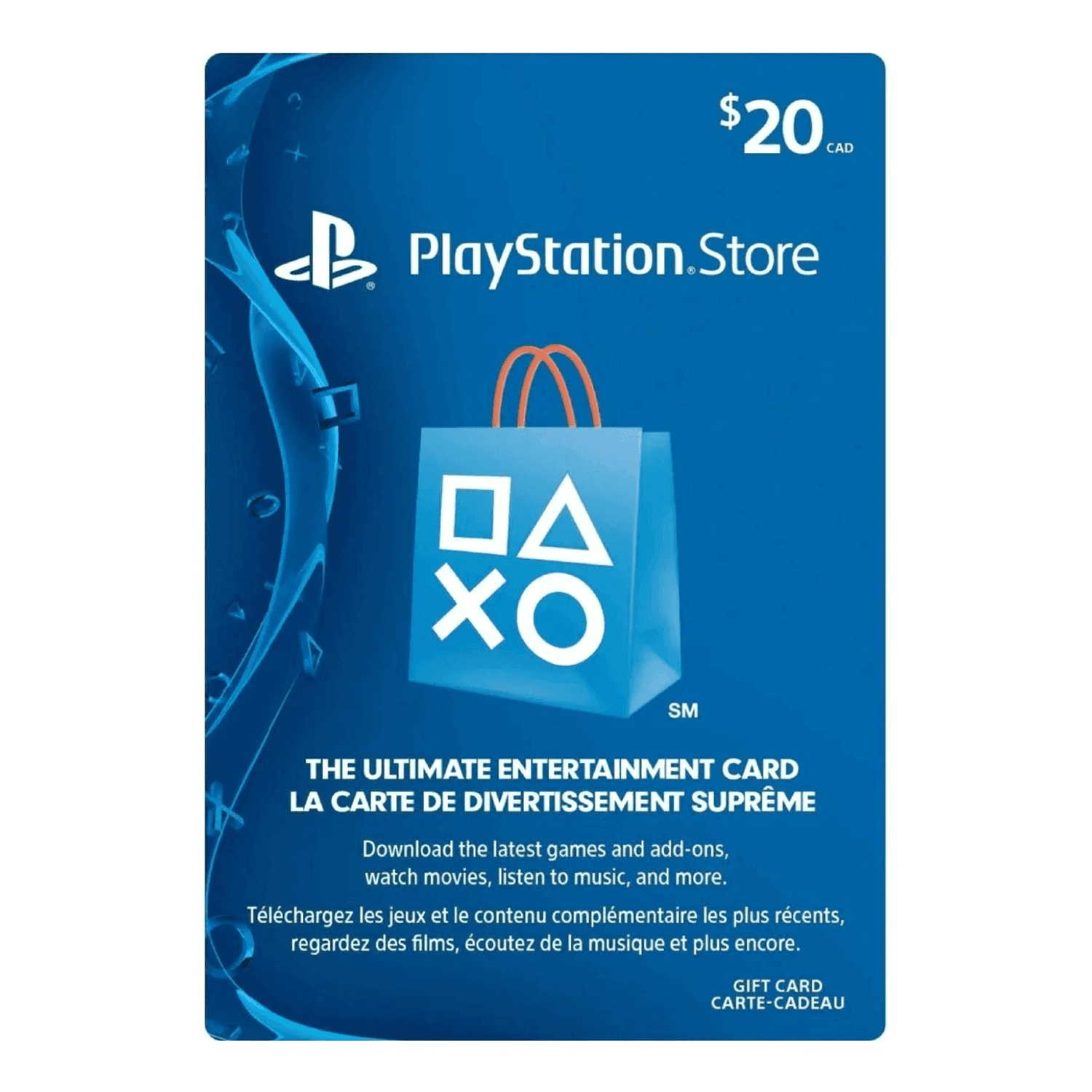 PlayStation CA CAD20 - بطاقة شحن PlayStation CA CAD20 - بطاقة شحن