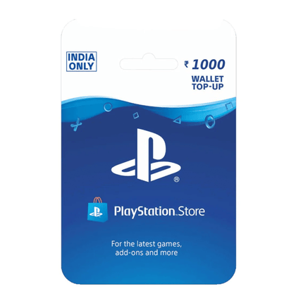 PlayStation India INR 1000 - بطاقة هدية