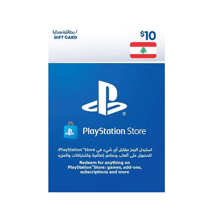 PlayStation Lebanon $10 - بطاقة شحن - PC BUILDER QATAR - Best PC Gaming Store in Qatar 