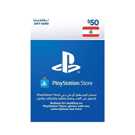PlayStation Lebanon $50 - بطاقة شحن - PC BUILDER QATAR - Best PC Gaming Store in Qatar 