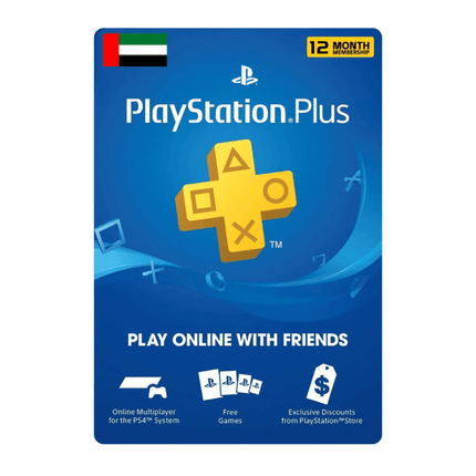 PlayStation Plus 12 Months UAE - بطاقة هدية