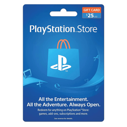 Playstation USA $25 - بطاقة هدية
