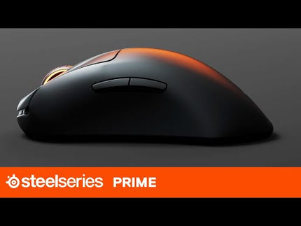 Steelseries Prime+ Precision Esports Mouse with Lift-Off Sensor and OLED Screen - موس ألعاب إحترافية