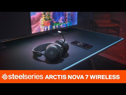 Steelseries Arctis NOVA 7 Wireless Multi-Platform Premium Wireless Gaming Headset (PC, PlayStation, Switch, and more) - Black - سماعة إحترافية
