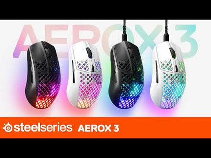 Steelseries Aerox 3 Wireless Ultra Lightweight Super-Fast Mouse - موس ألعاب إحترافي