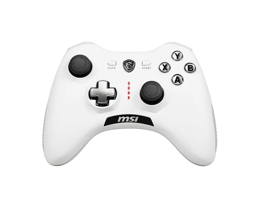 MSI FORCE GC20 V2 Wired Gaming Controller – White - يد تحكم بيضاء