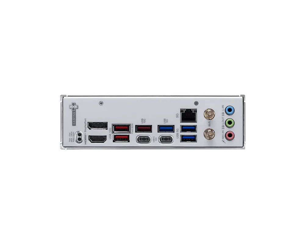 MSI B850M GAMING PLUS WIFI AM5 DDR5 Micro-ATX Motherboard White - ماذر بورد