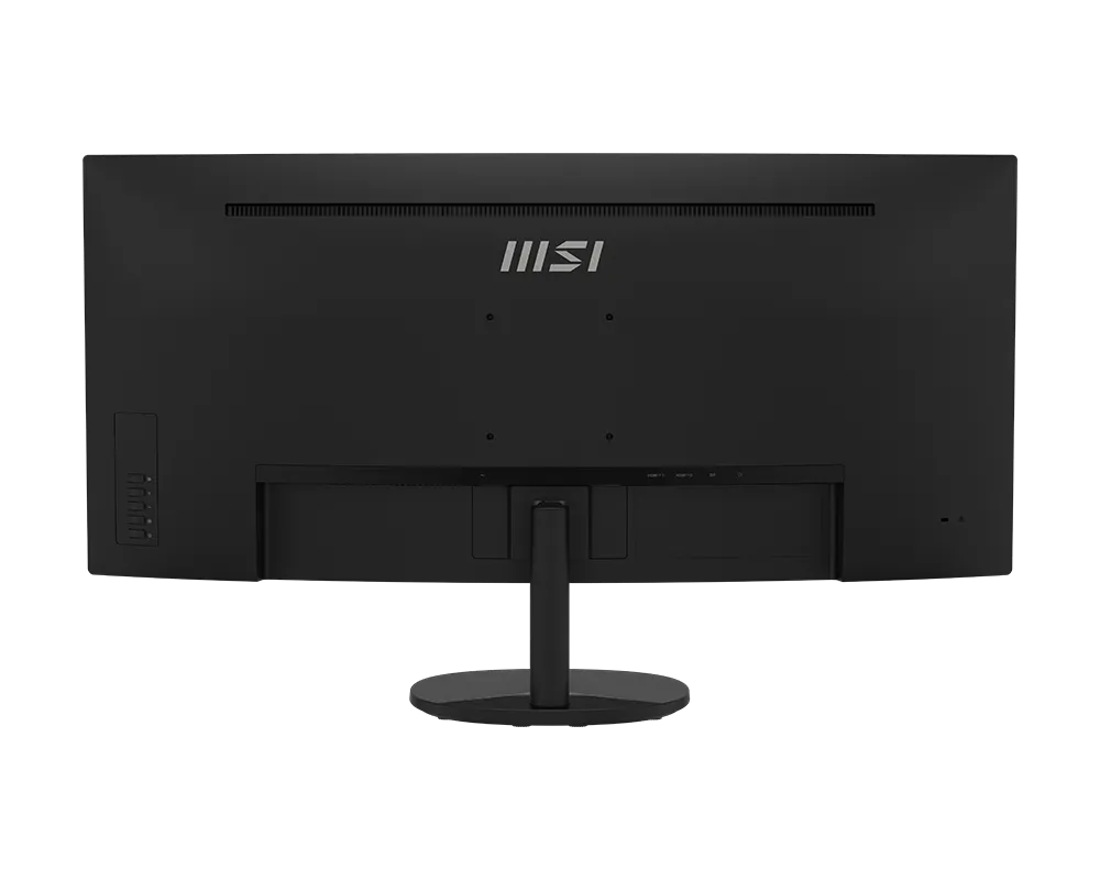 MSI PRO MP341CQ E12 34 Inch Ultrawide Curved Desktop Monitor – 120Hz, UWQHD (3440x1440), 1500R VA Panel, VESA Mountable & Integrated Speakers - شاشة