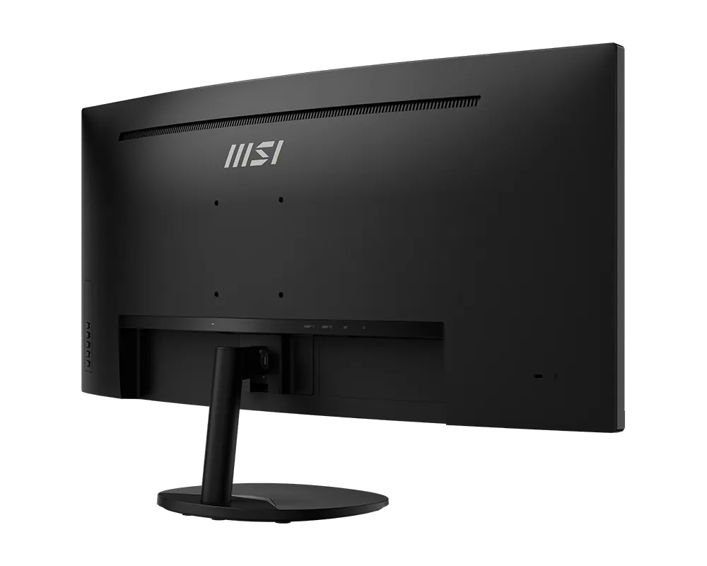 MSI PRO MP341CQ E12 34 Inch Ultrawide Curved Desktop Monitor – 120Hz, UWQHD (3440x1440), 1500R VA Panel, VESA Mountable & Integrated Speakers - شاشة